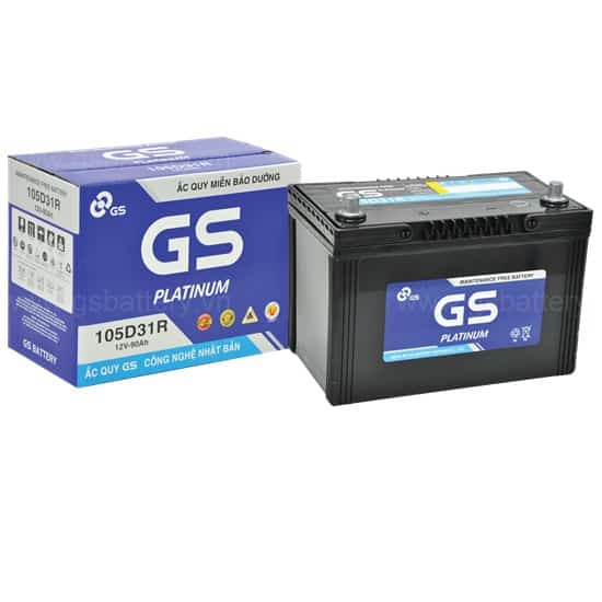 Bình Ắc Quy MF 105D31R ( 12V - 90AH ) Bền Bỉ, Giá Cạnh Tranh